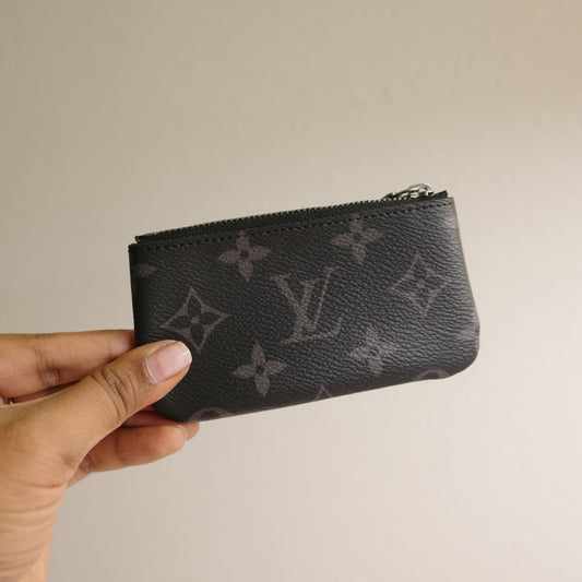 LOUIS VUITTON Monogram Eclipse Key Cles