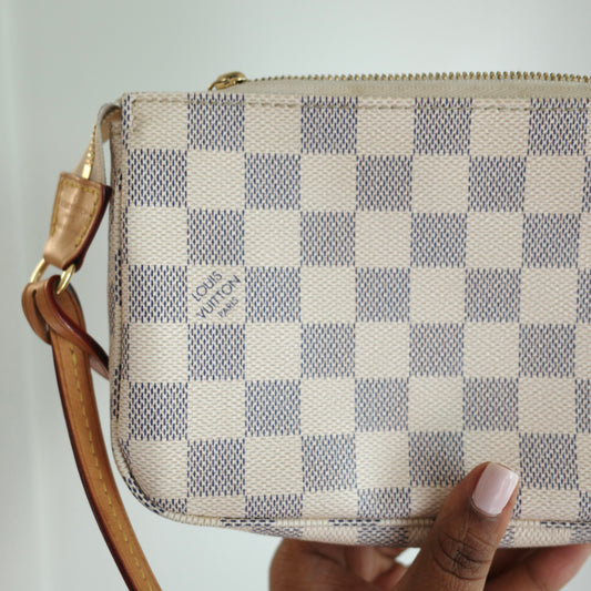 LOUIS VUITTON Damier Azur Pochette Accessoires