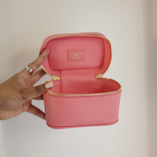 LOUIS VUITTON Monogram Nice Nano Epi Pink
