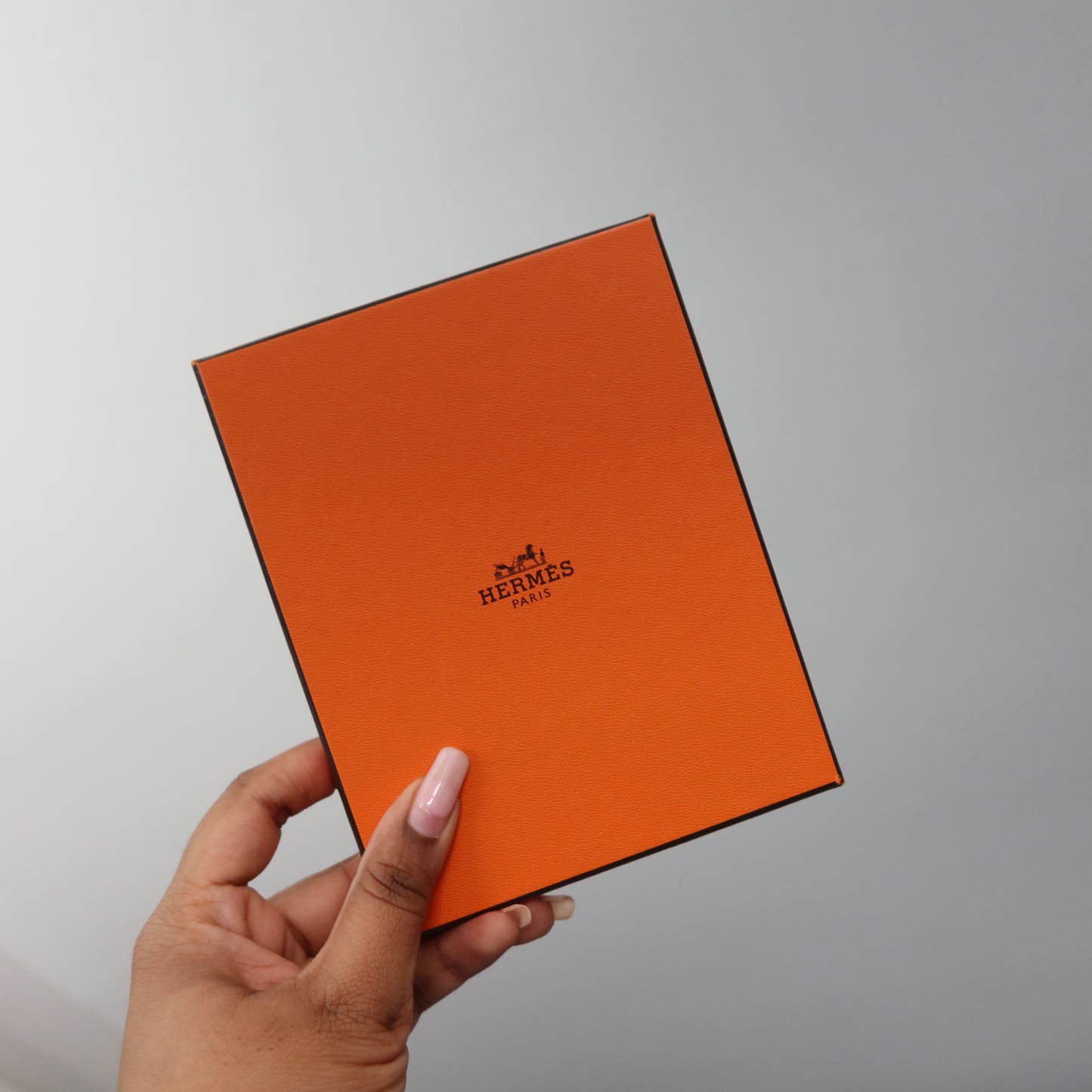 HERMES Tarmac Passport Holder Red