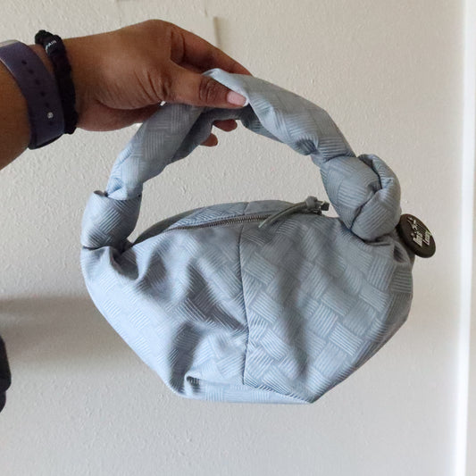 BOTTEGA VENETA Double Knot Blue Bubble Mini Jodie Bag