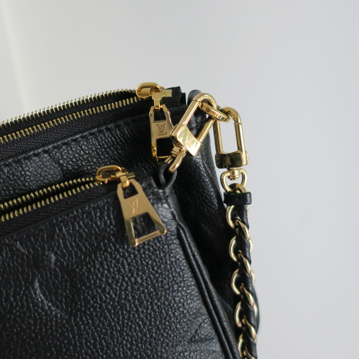LOUIS VUITTON Black Empreinte Multi Pochette Accessoires