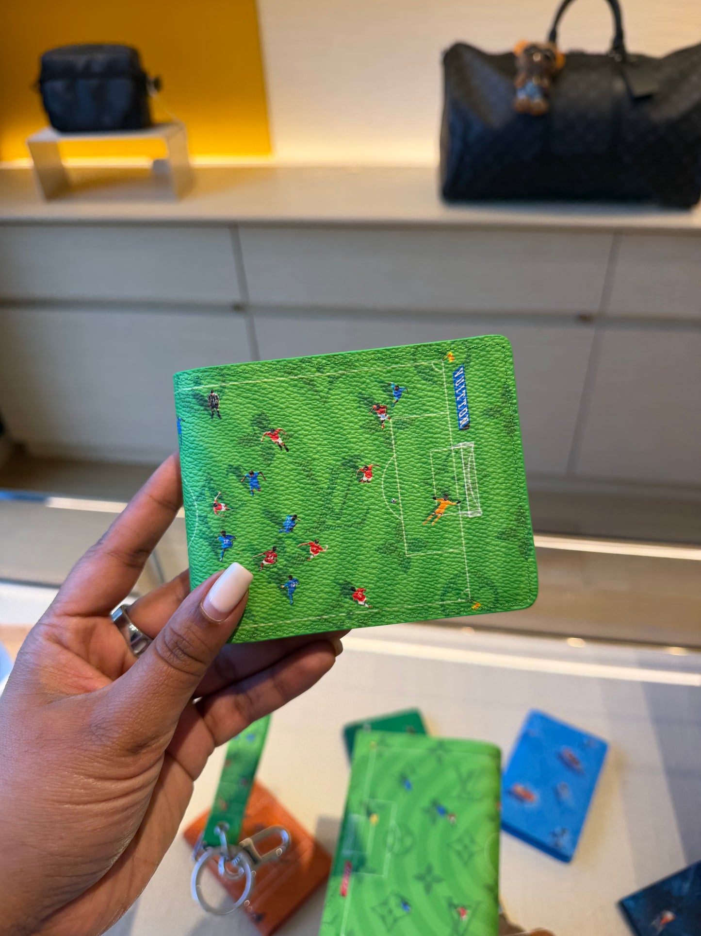 LOUIS VUITTON Soccer Multiple Bifold Wallet