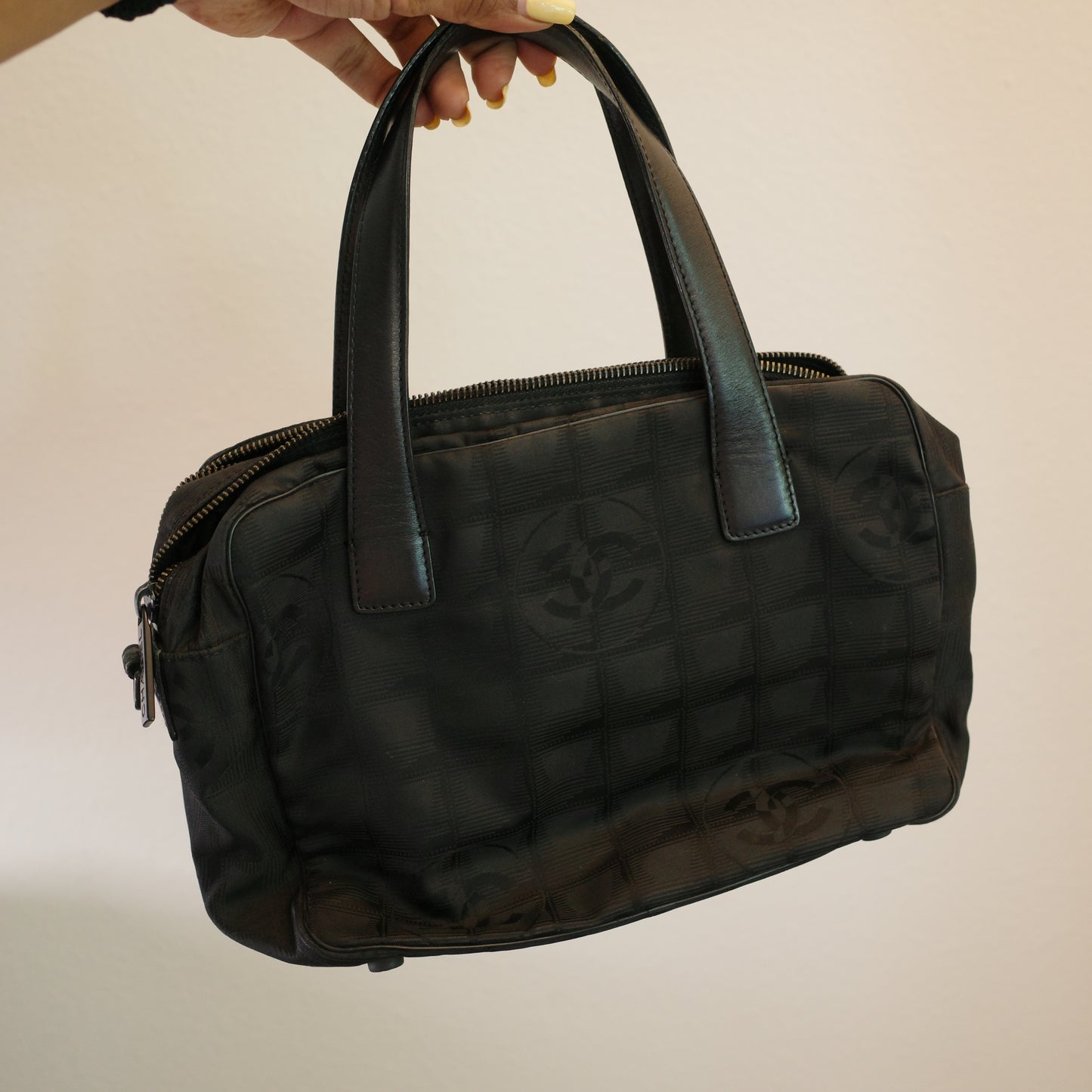 CHANEL Travel Line Boston Bag