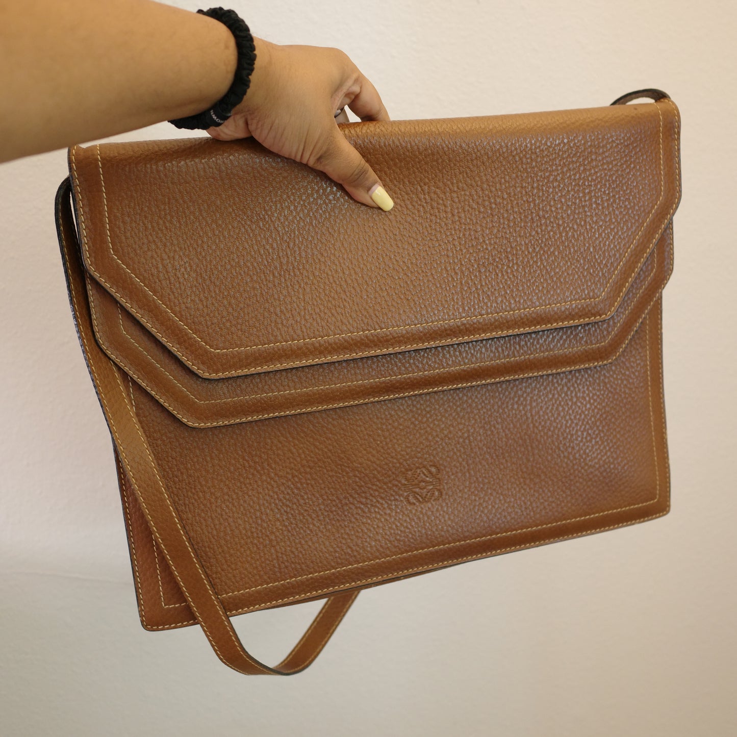 LOEWE Anagram Envelope Flap Shoulder Bag