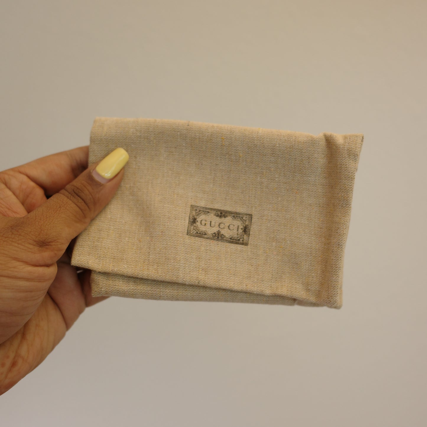 GUCCI Marmont Rose Taupe Card Case