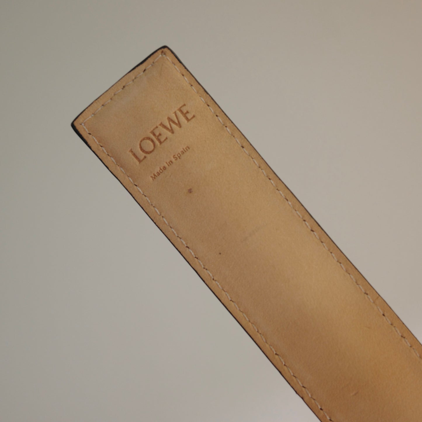 LOEWE Anagram Leather Snap Bracelet