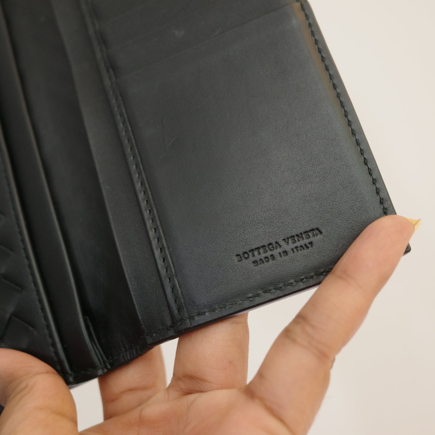 BOTTEGA VENETA Intrecciato Leather Long Wallet