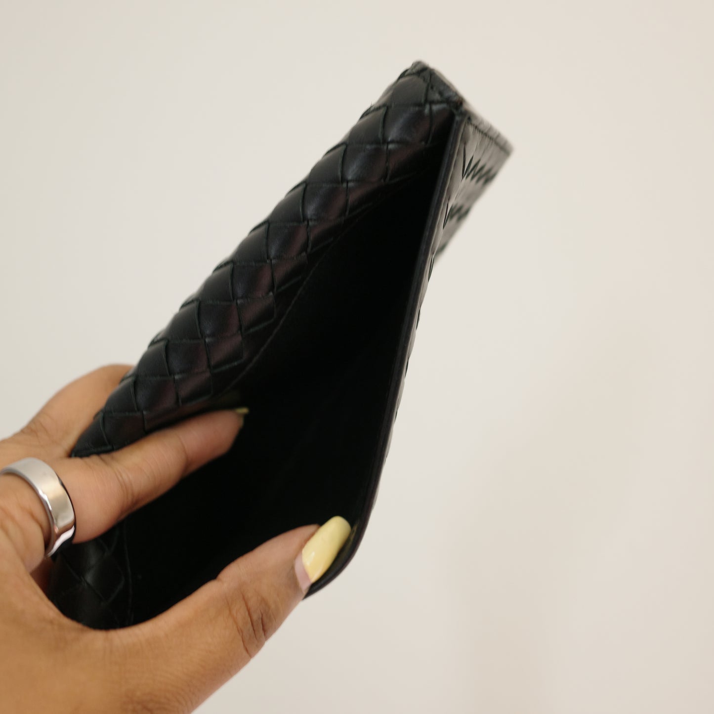 BOTTEGA VENETA Intrecciato Leather Long Wallet