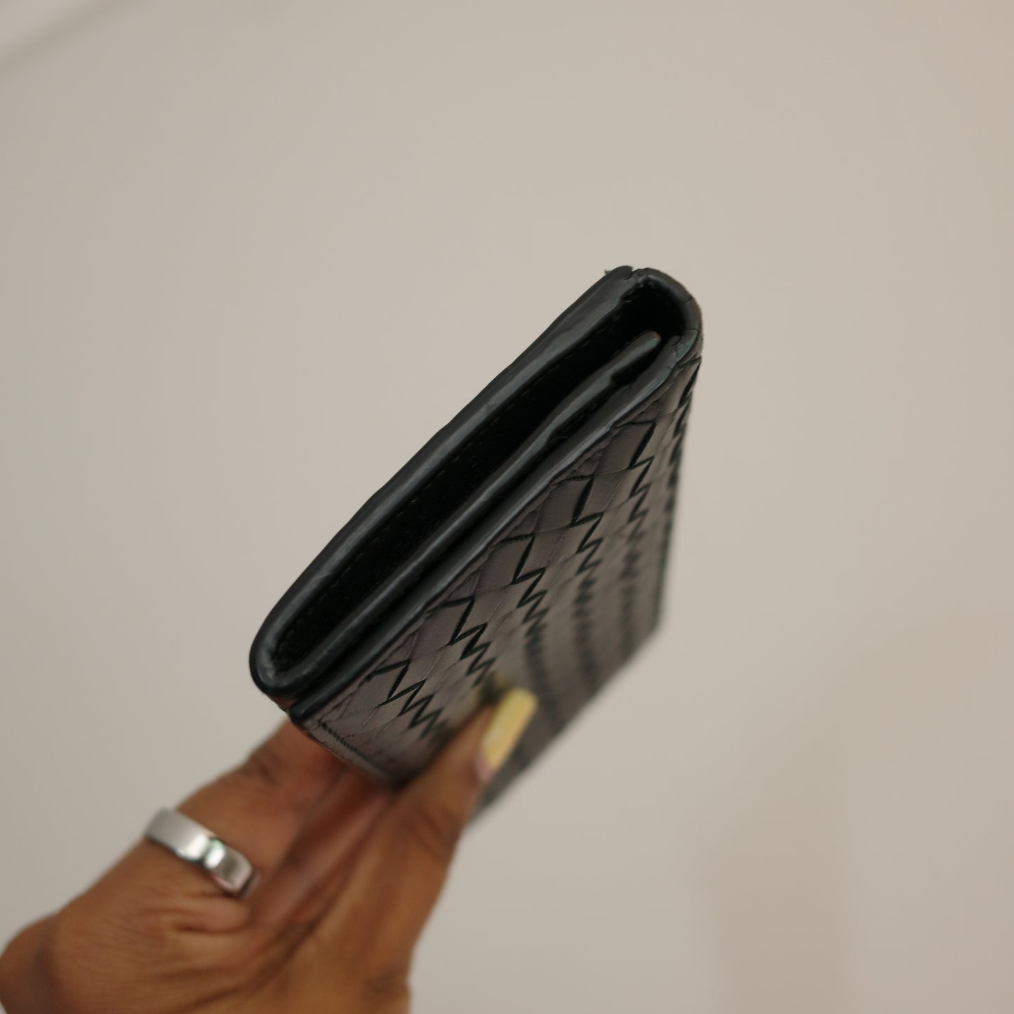 BOTTEGA VENETA Intrecciato Leather Long Wallet