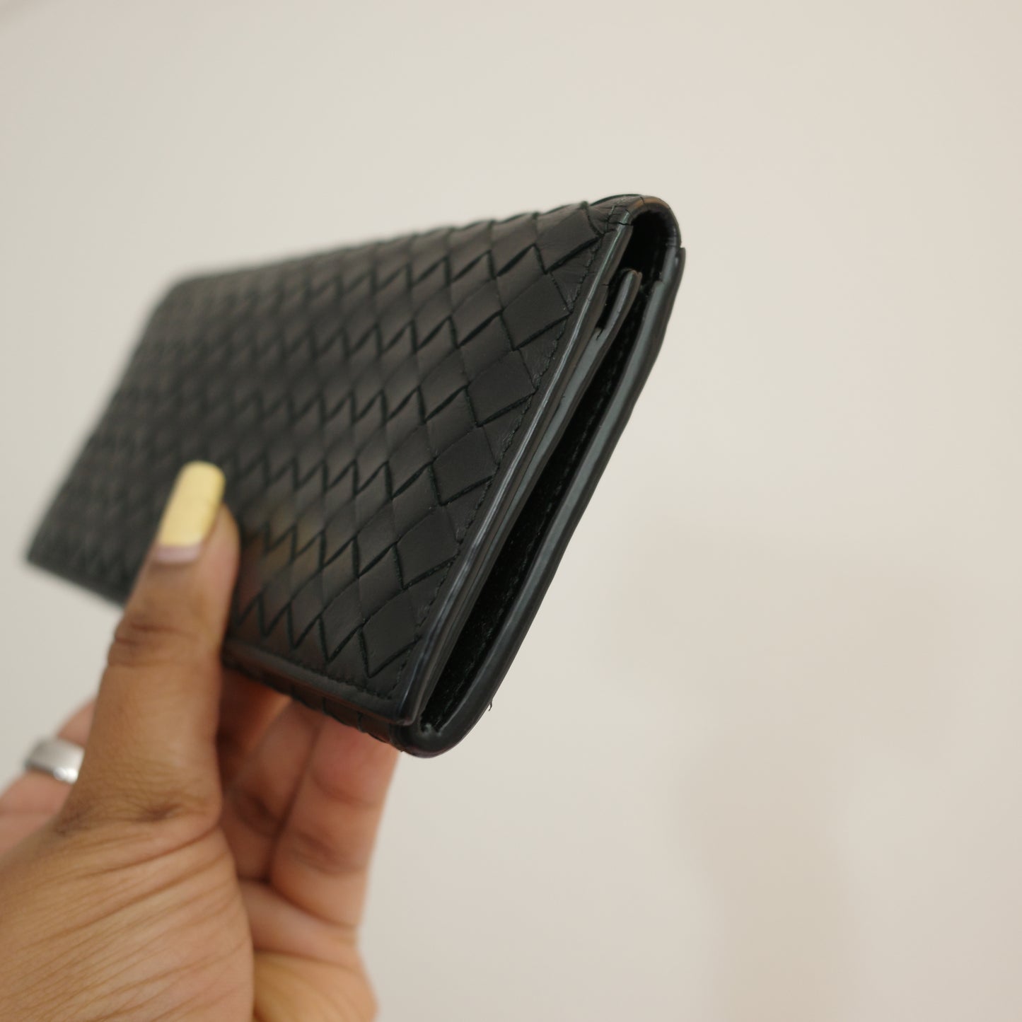 BOTTEGA VENETA Intrecciato Leather Long Wallet