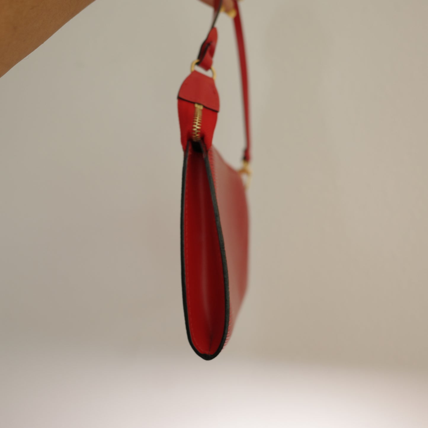 LOUIS VUITTON Epi Leather Red Pochette Accessoires