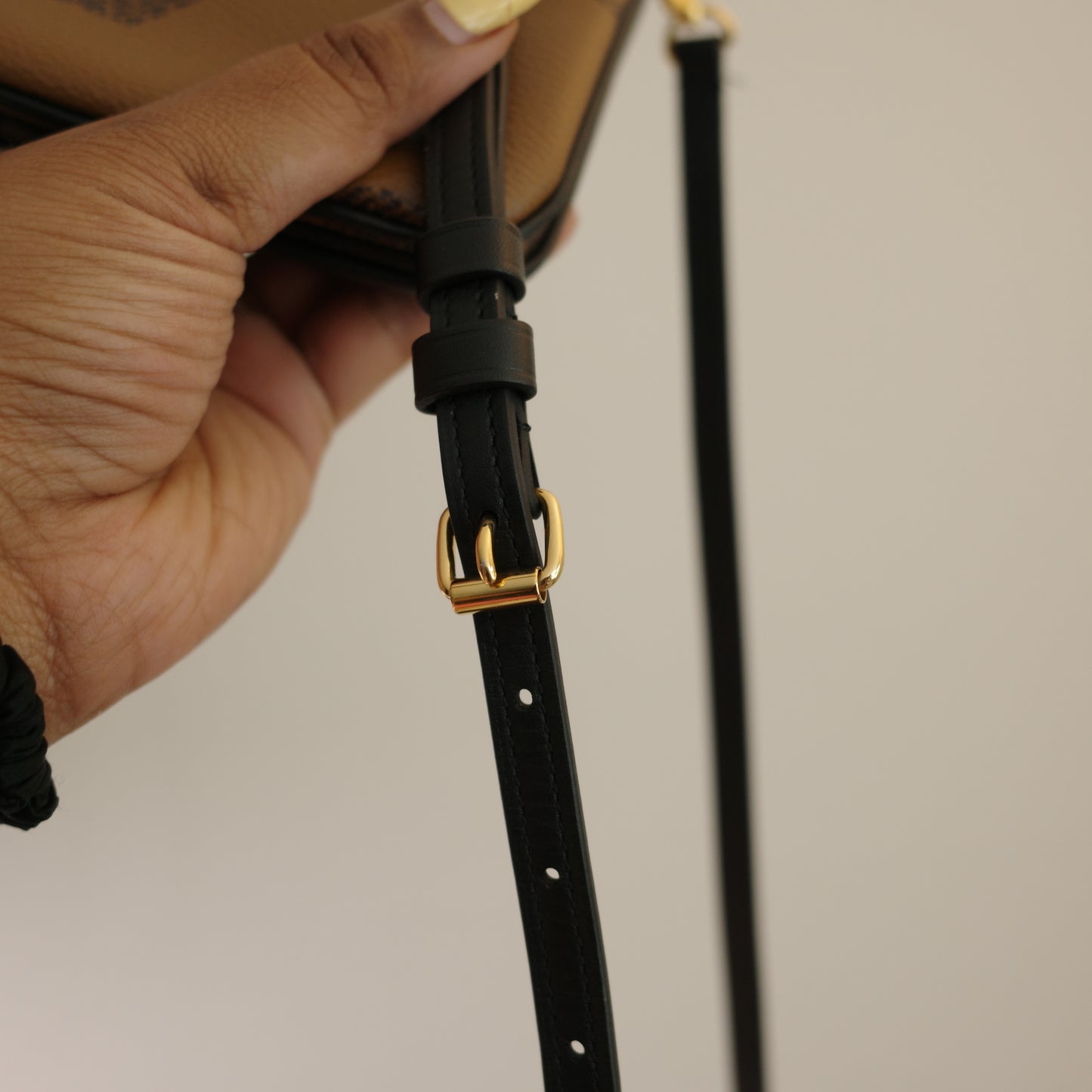 LOUIS VUITTON Double Zip Pochette Crossbody Monogram Reverse
