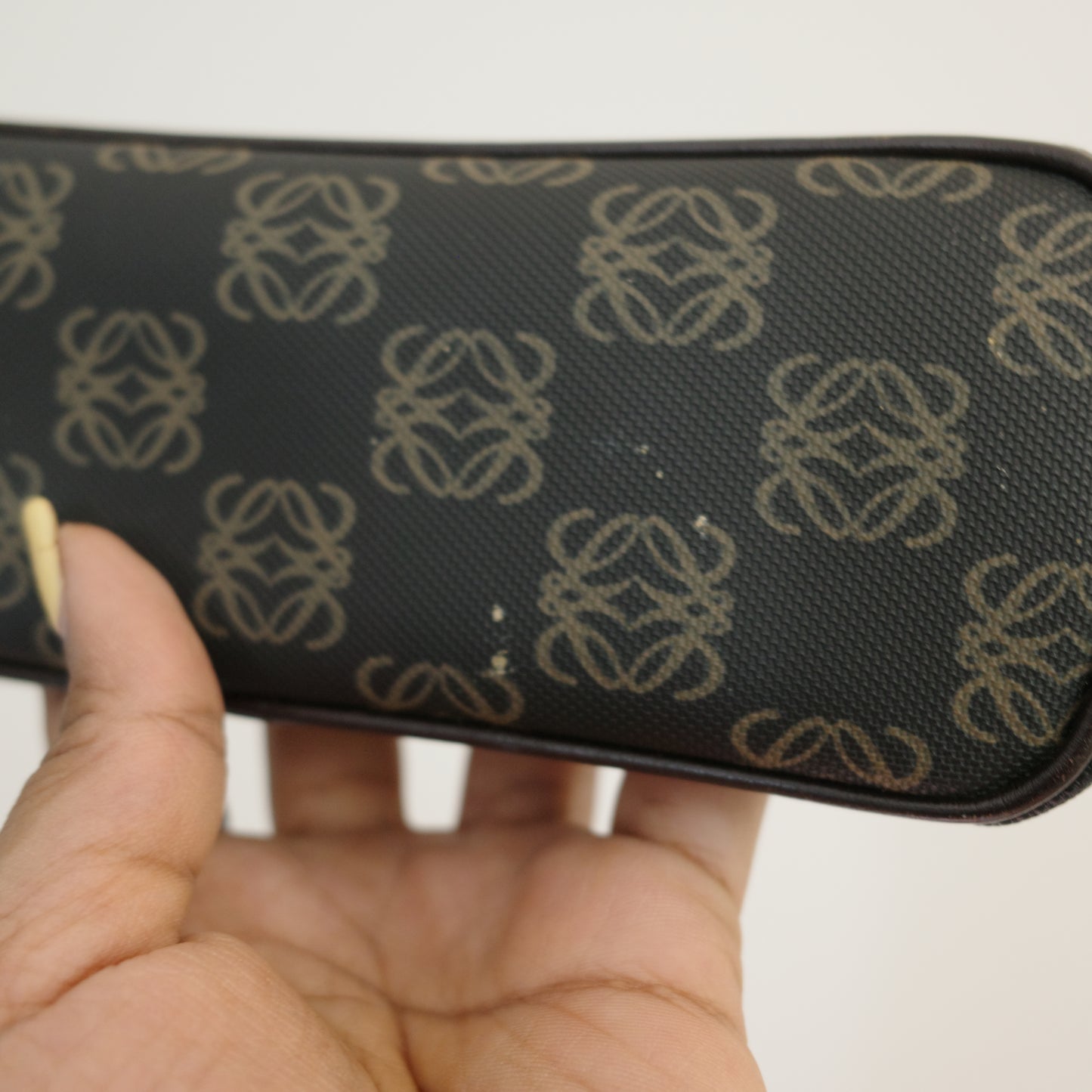LOEWE Anagram Canvas Cosmetic Pouch
