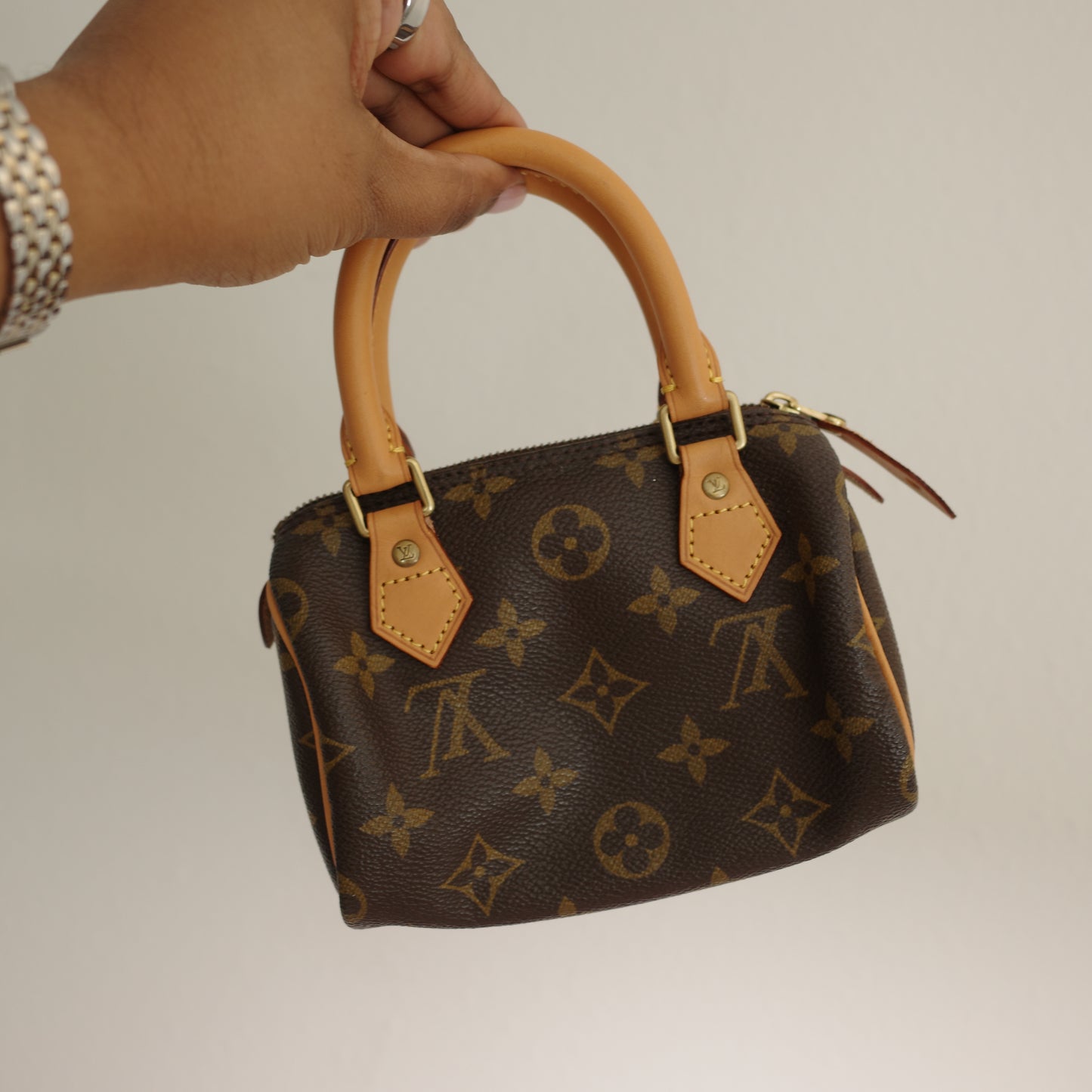 LOUIS VUITTON Vintage Monogram Nano Speedy