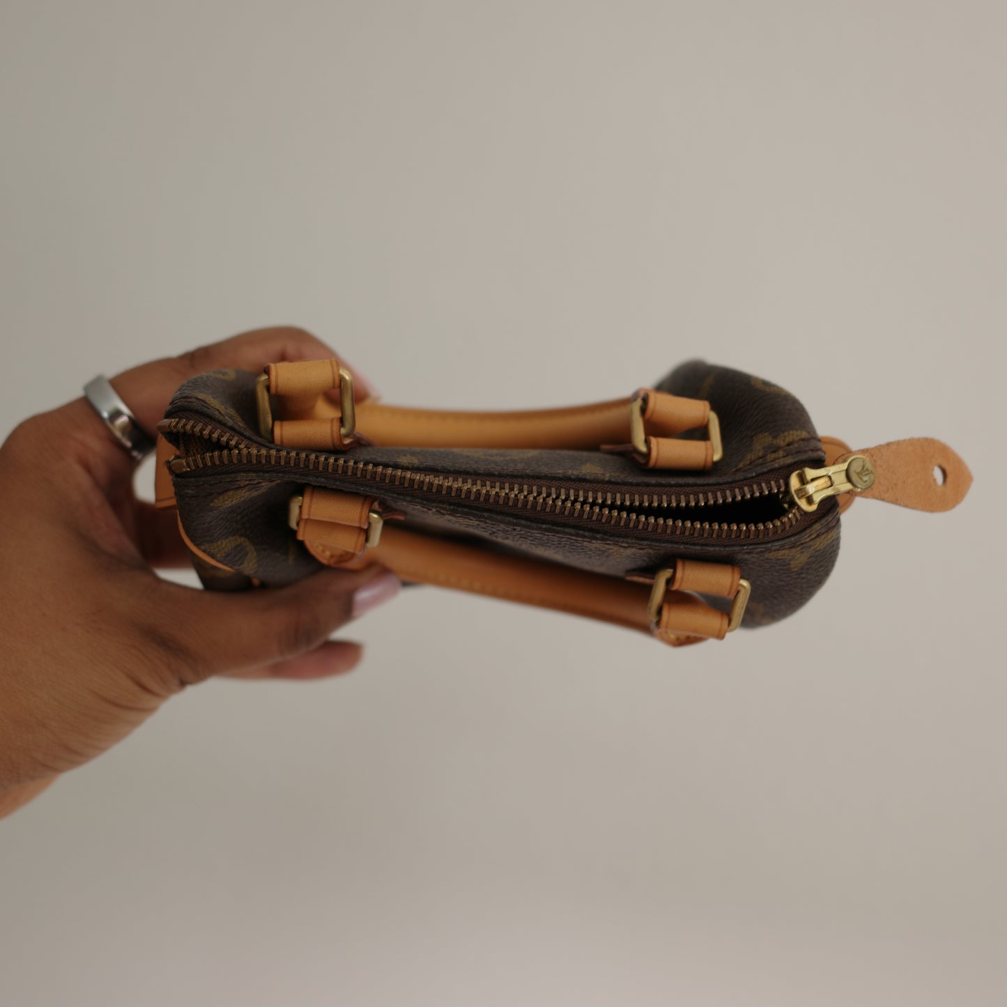 LOUIS VUITTON Vintage Monogram Nano Speedy
