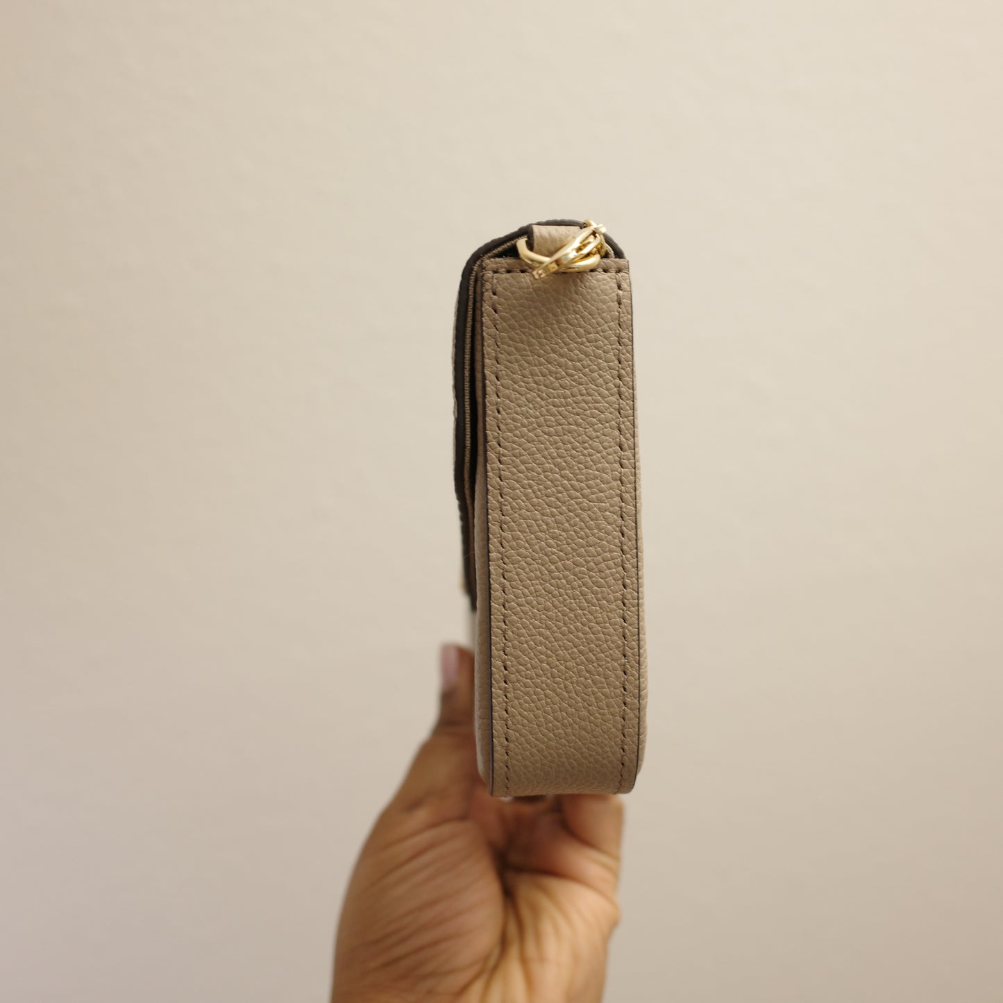 LOUIS VUITTON Turtledove Felice Pochette with Inserts