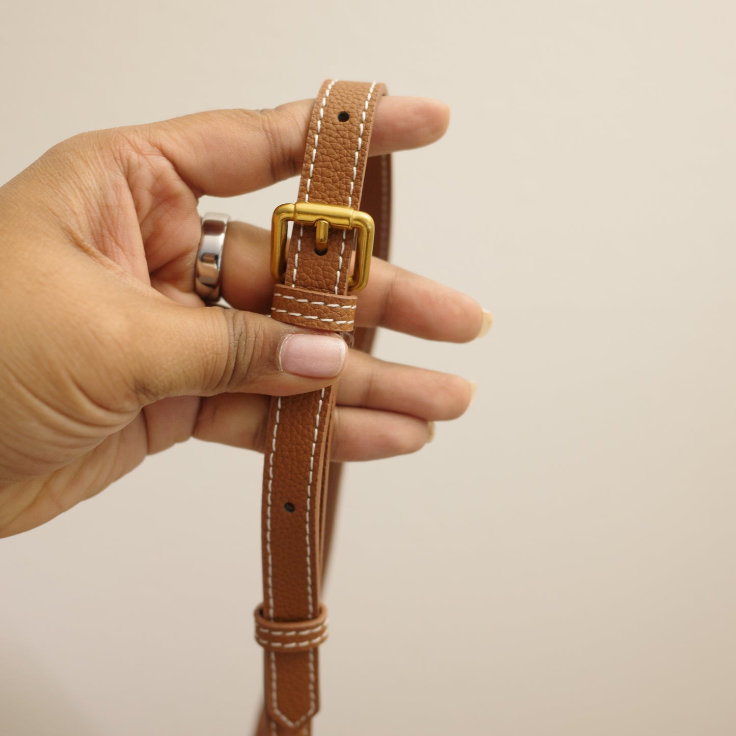 VERAFIED Caramel Basket Bag