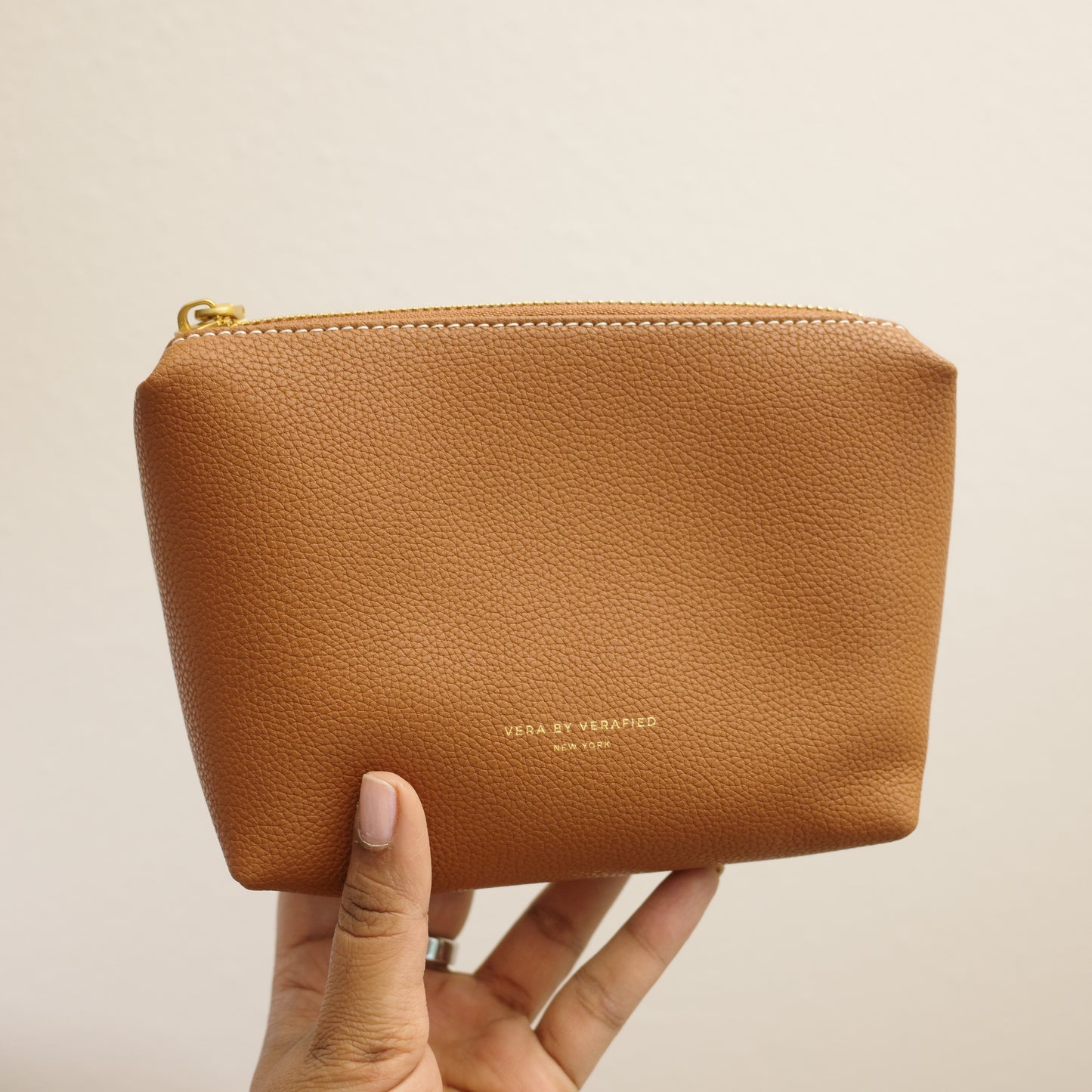 VERAFIED Caramel Basket Bag