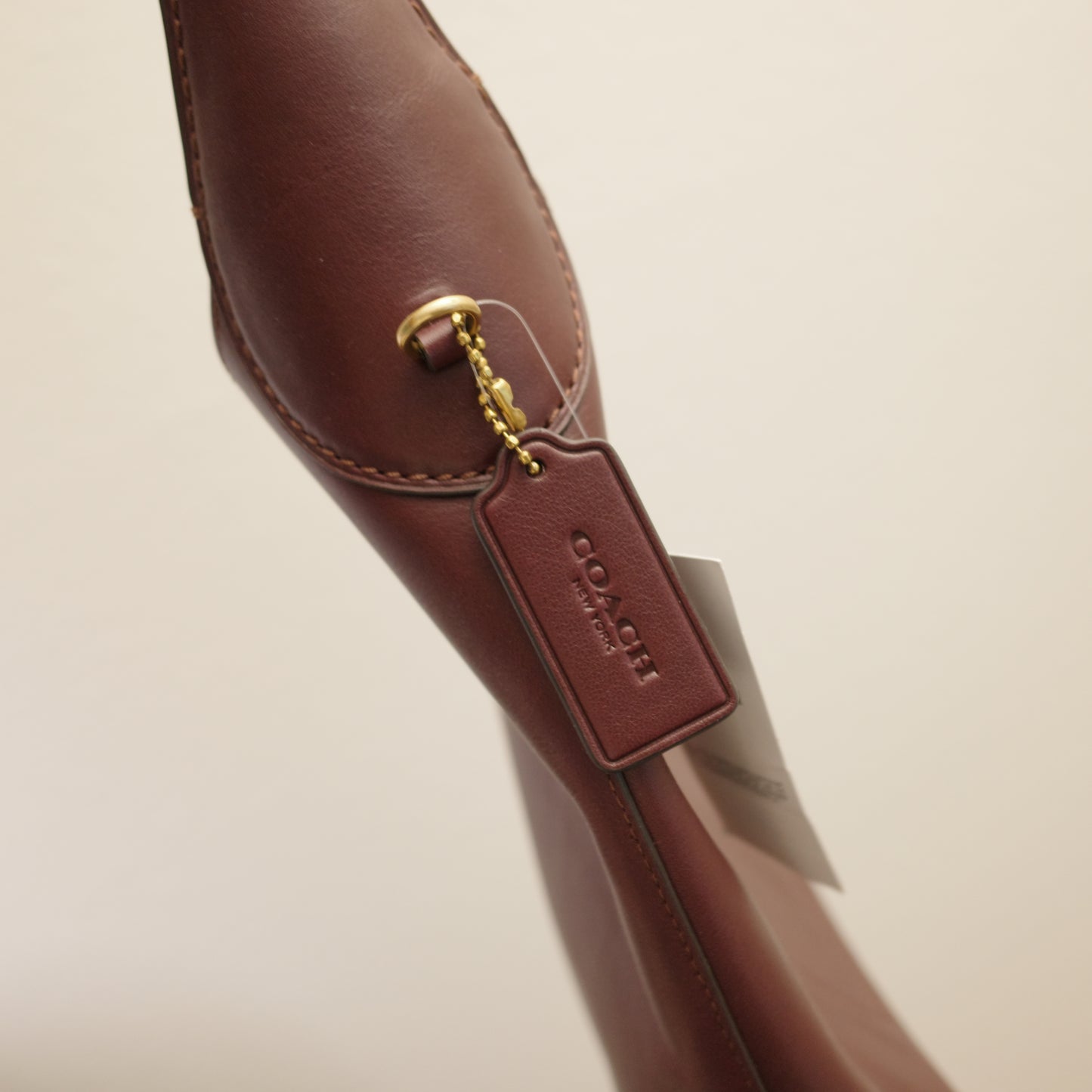 COACH Brooklyn 28 Shoulder Hobo Bag Burgundy