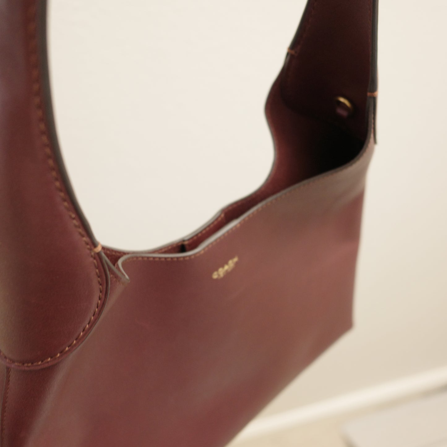 COACH Brooklyn 28 Shoulder Hobo Bag Burgundy