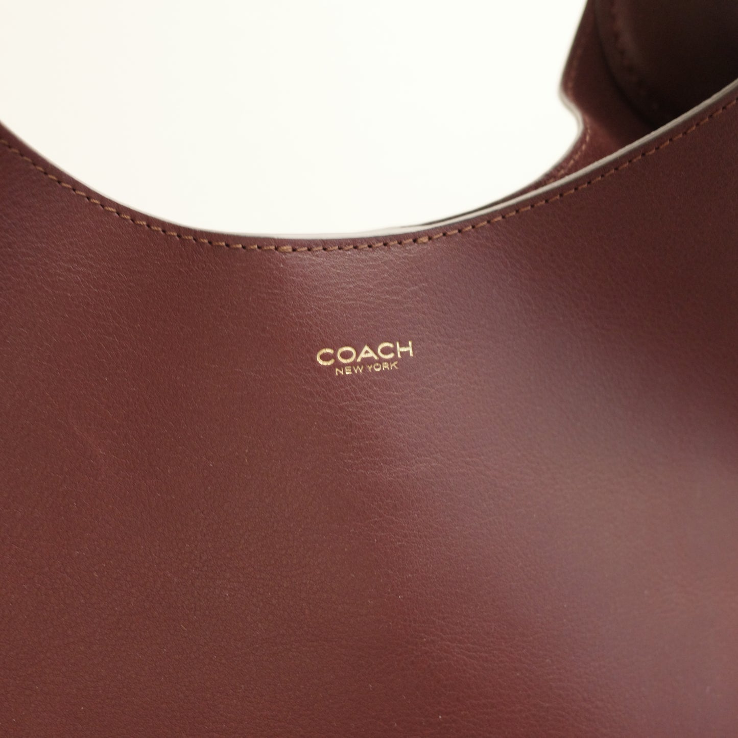COACH Brooklyn 28 Shoulder Hobo Bag Burgundy