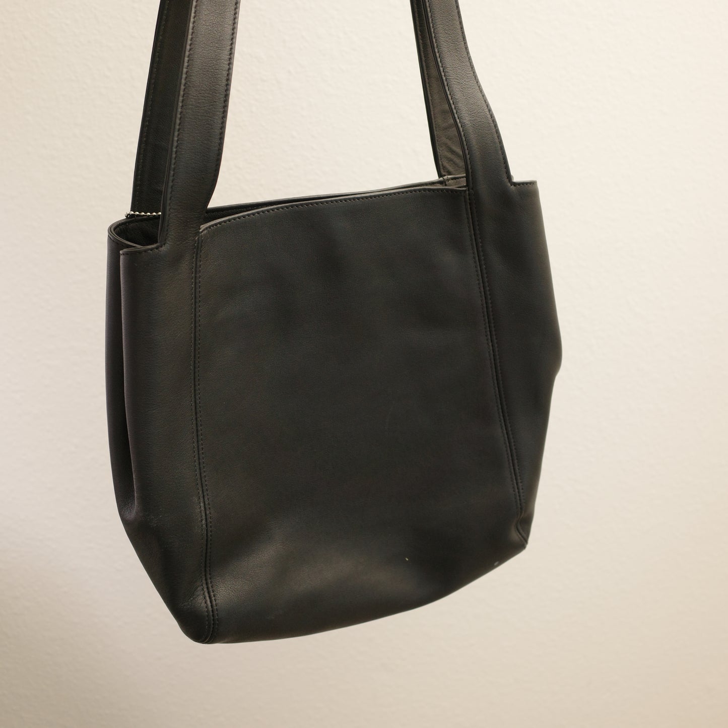 COACH Vintage Lexington Leather Shoulder Tote Black