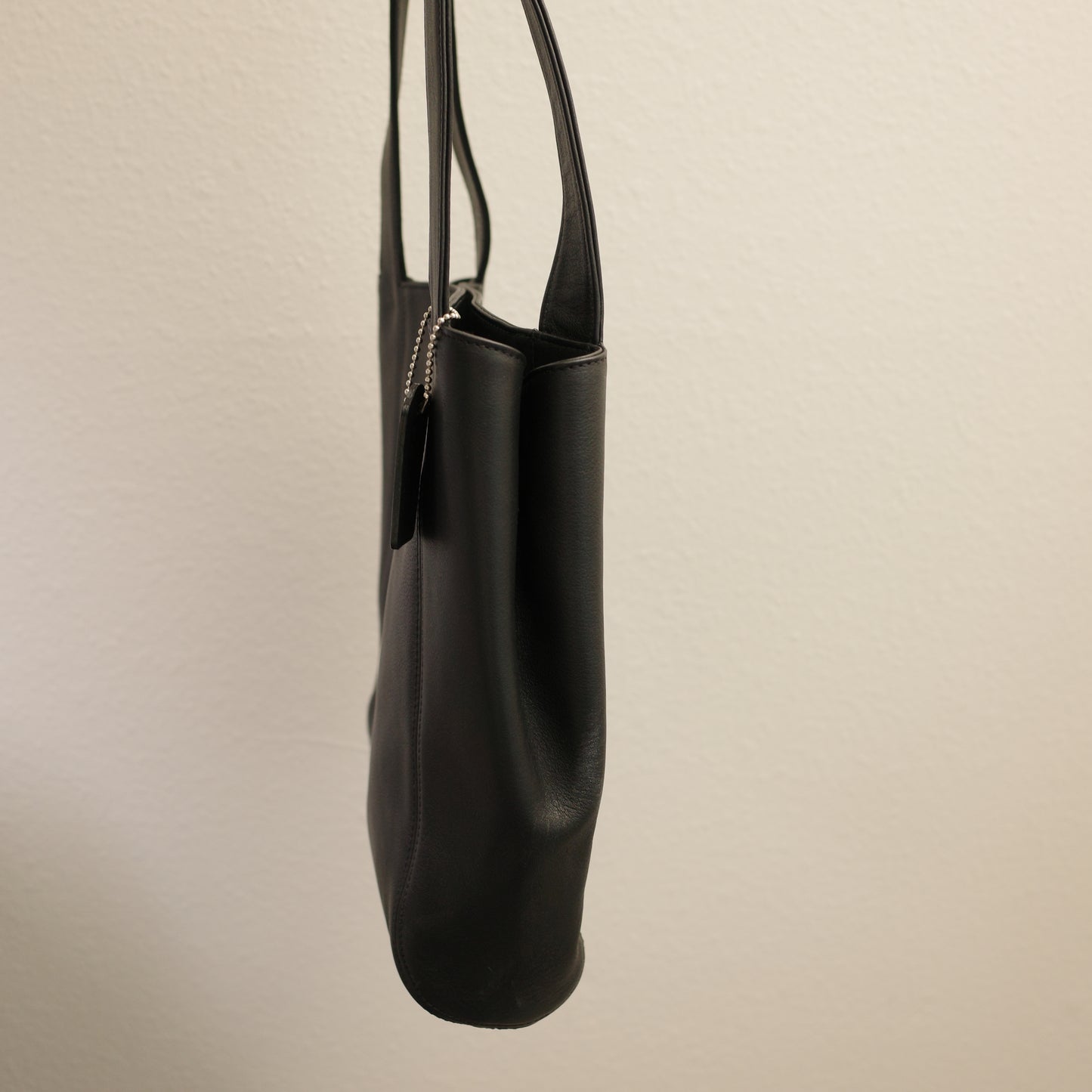 COACH Vintage Lexington Leather Shoulder Tote Black