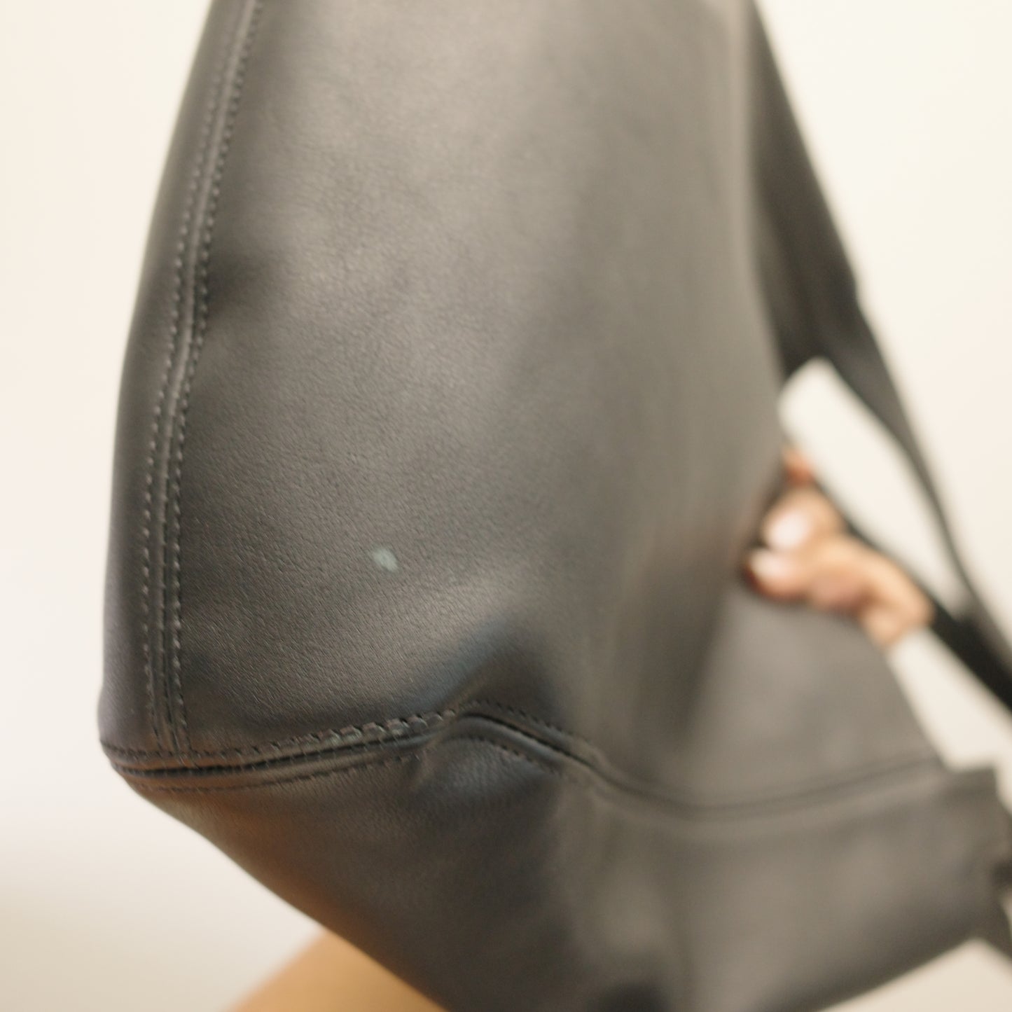 COACH Vintage Lexington Leather Shoulder Tote Black