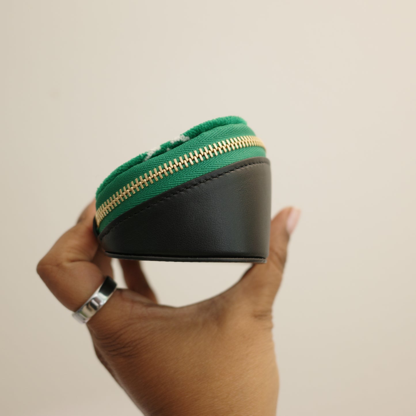 LOUIS VUITTON Match Collection Green Fabric Sunglasses Case GM