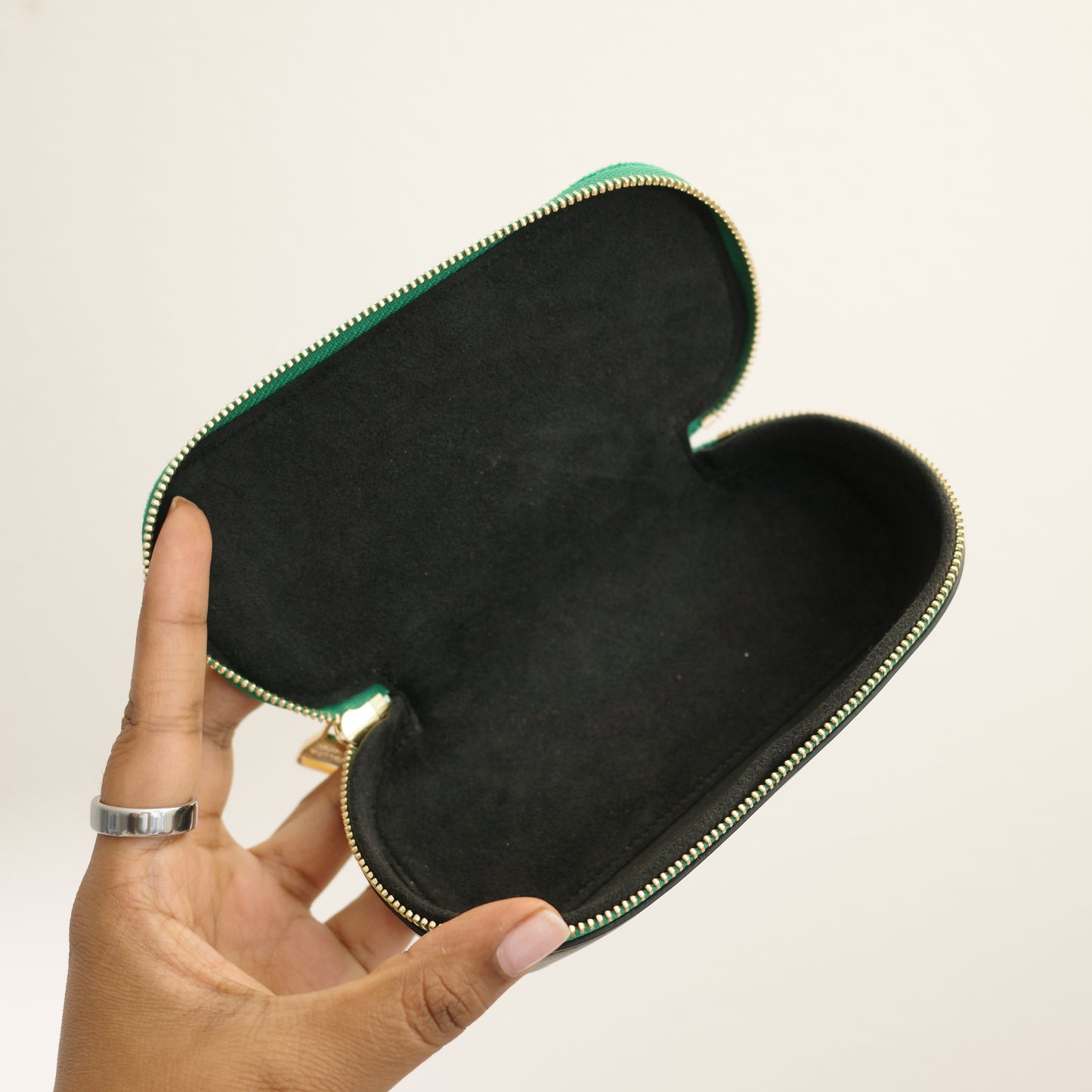 LOUIS VUITTON Match Collection Green Fabric Sunglasses Case GM
