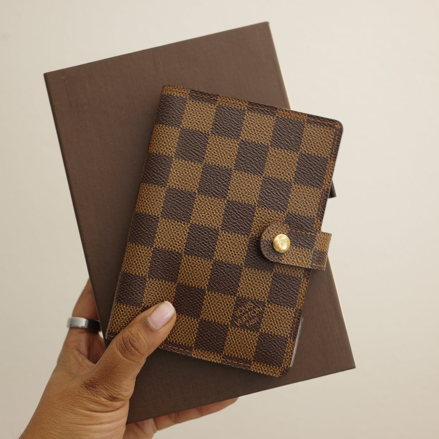 LOUIS VUITTON Damier Ebene Agenda PM
