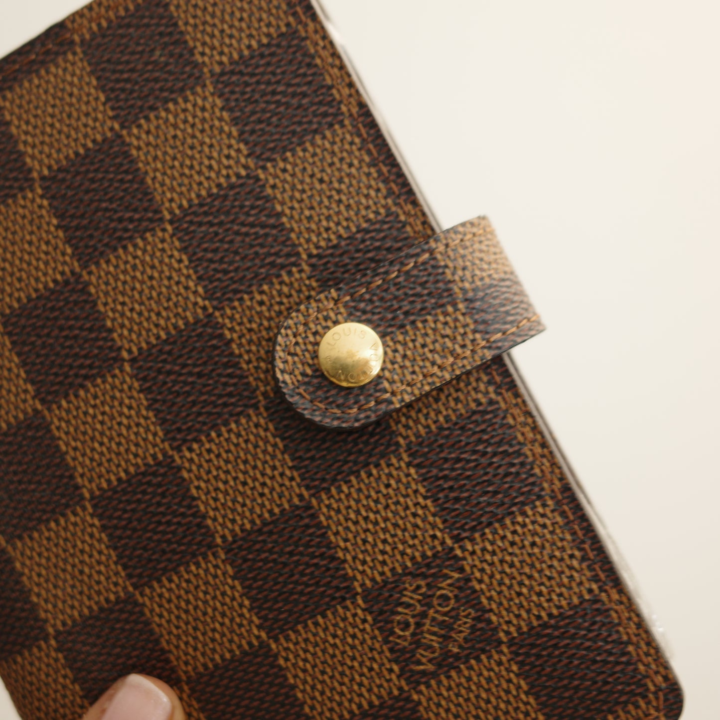 LOUIS VUITTON Damier Ebene Agenda PM