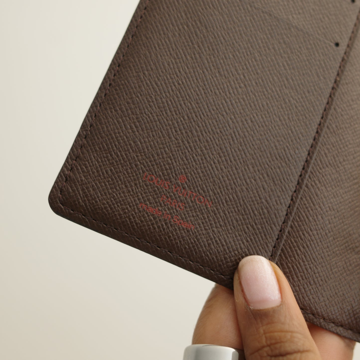LOUIS VUITTON Damier Ebene Agenda PM