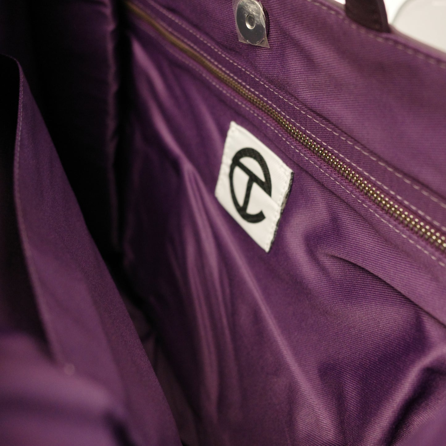 TELFAR Vegan Leather Large Tote Eggplant NEW