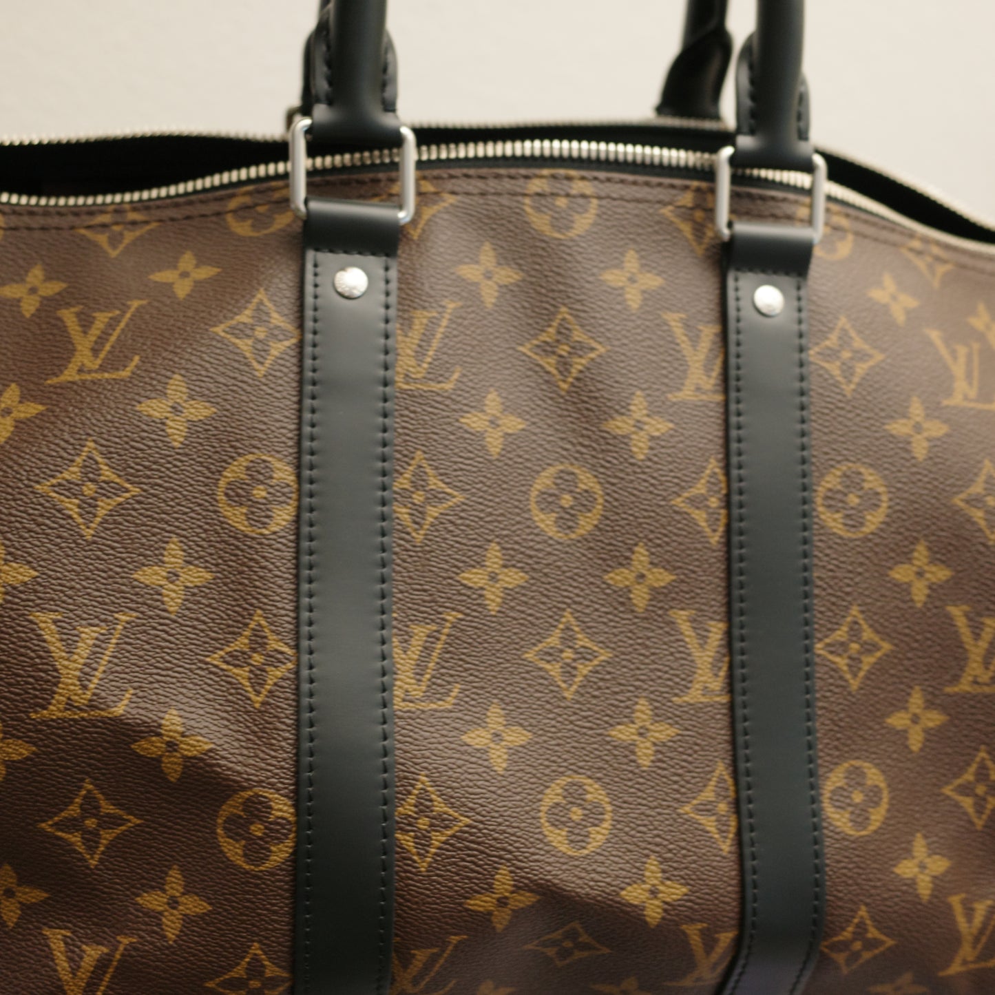 LOUIS VUITTON Monogram Macassar Keepall 45