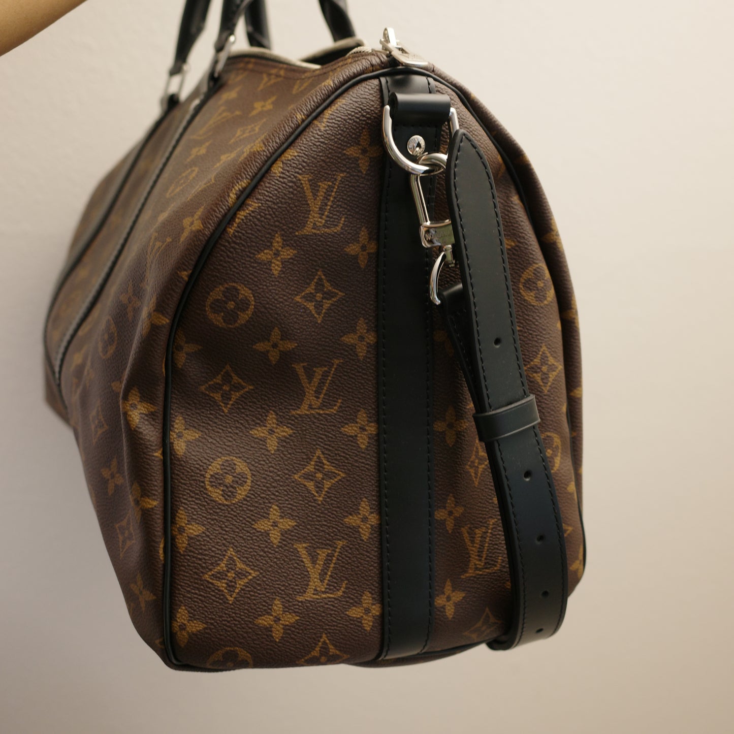 LOUIS VUITTON Monogram Macassar Keepall 45