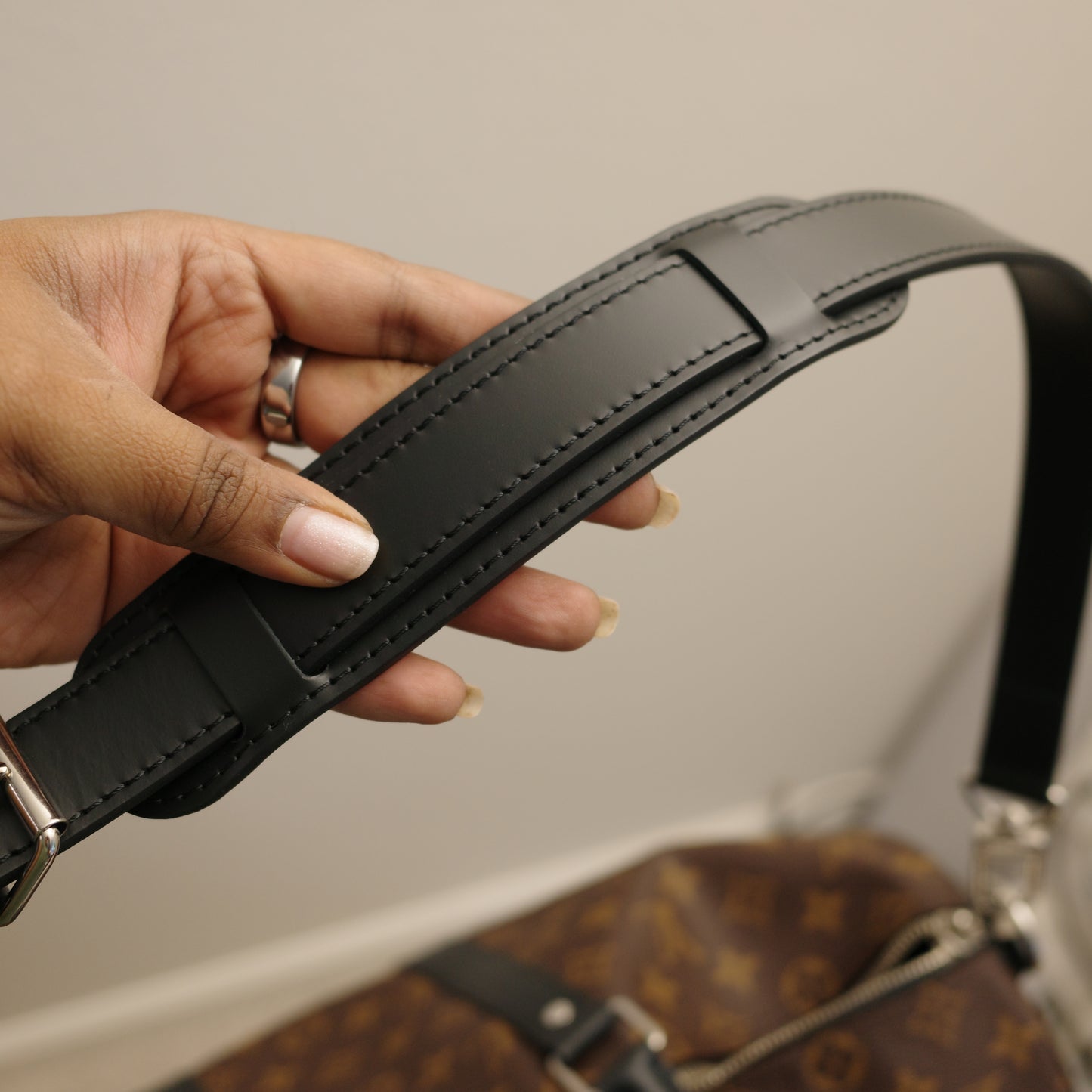 LOUIS VUITTON Monogram Macassar Keepall 45