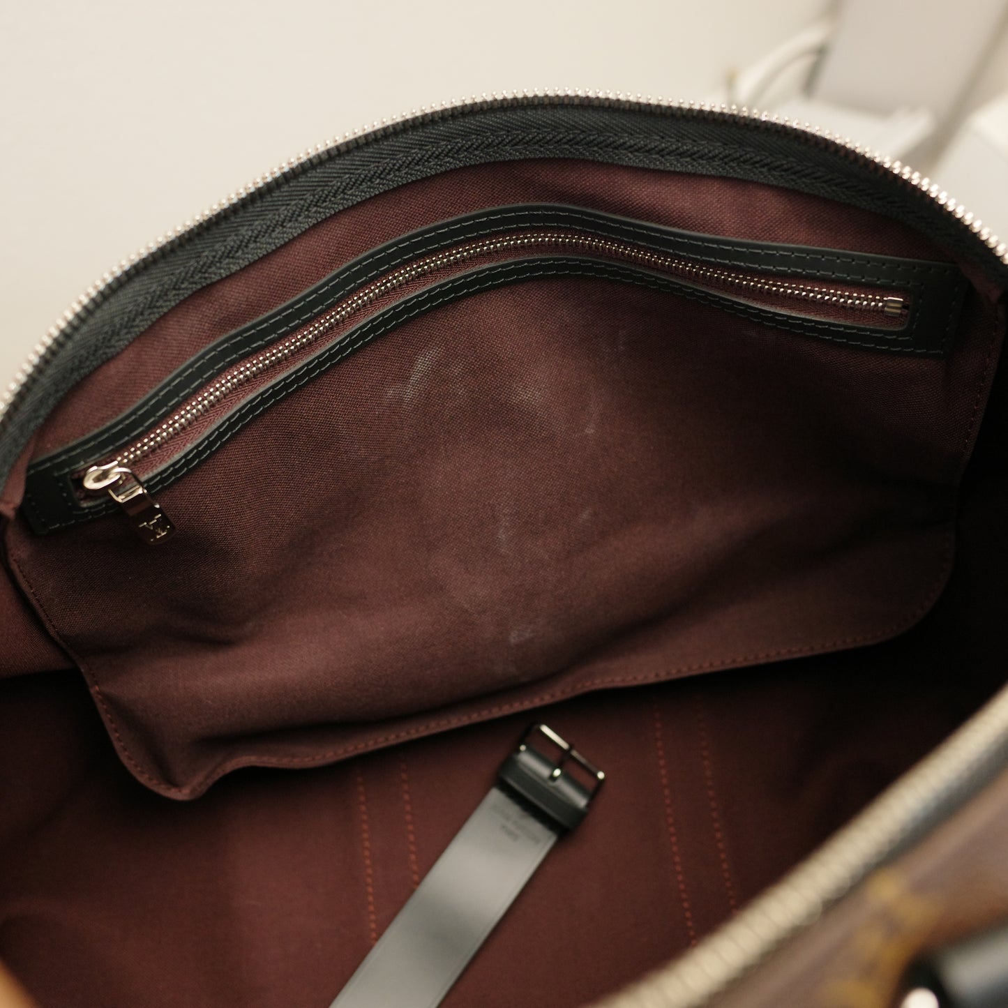 LOUIS VUITTON Monogram Macassar Keepall 45