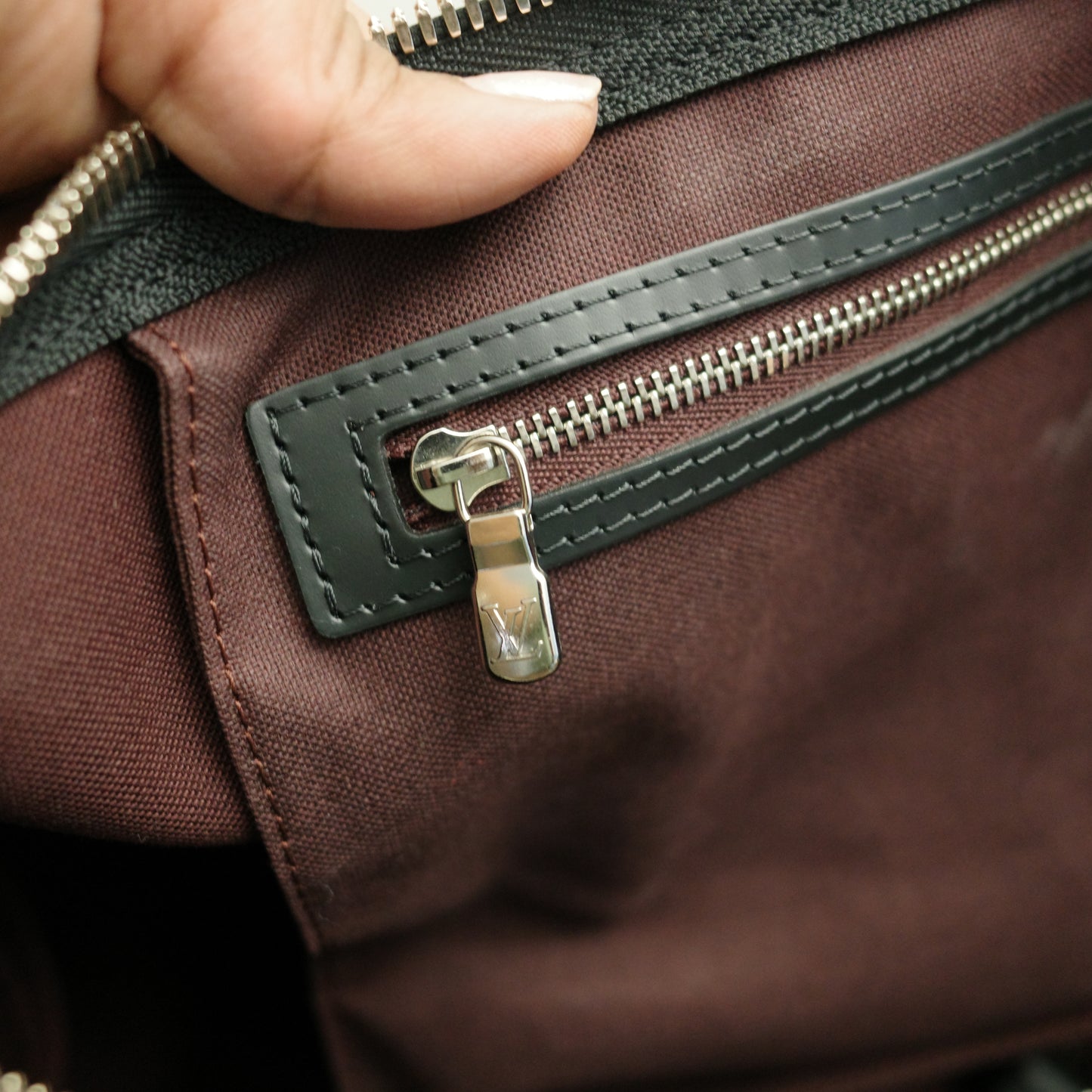 LOUIS VUITTON Monogram Macassar Keepall 45