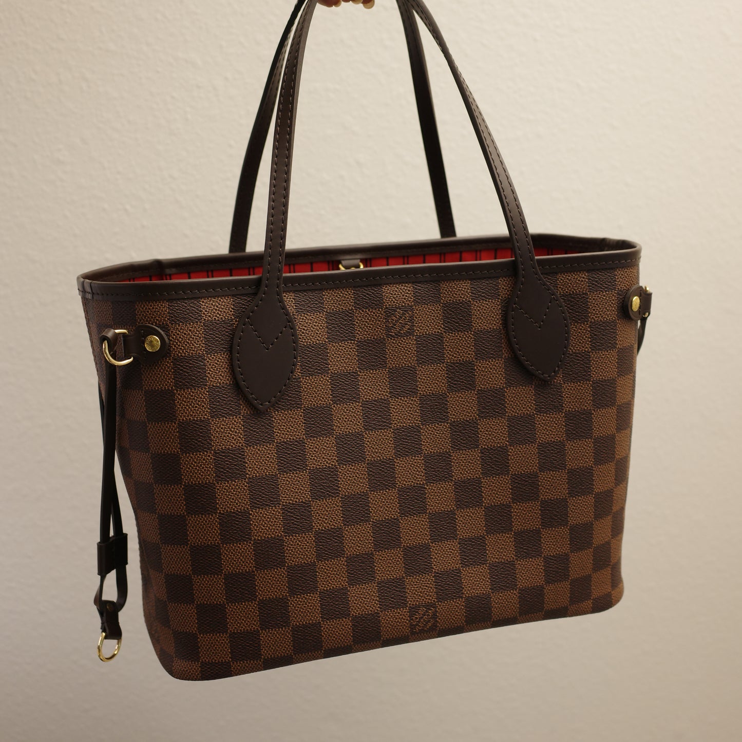 LOUIS VUITTON Damier Ebene Neverfull PM