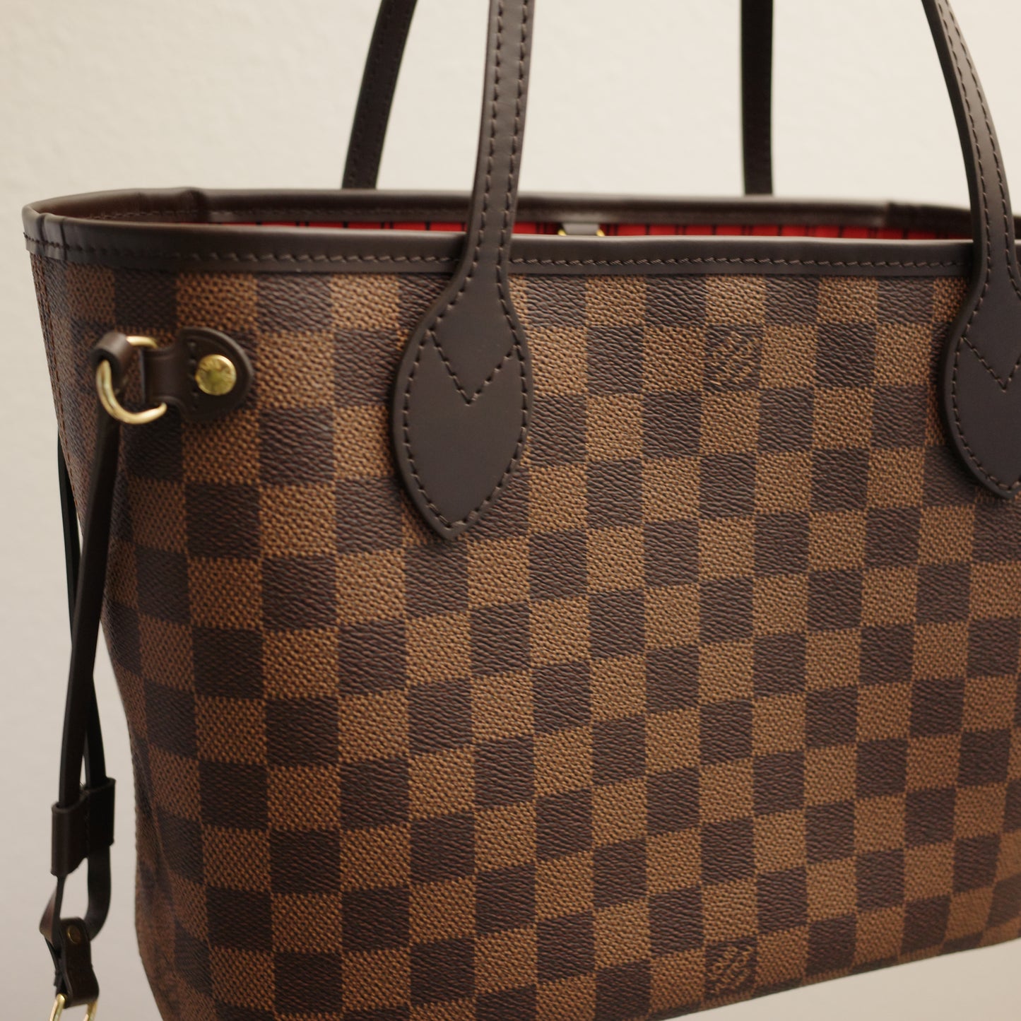 LOUIS VUITTON Damier Ebene Neverfull PM