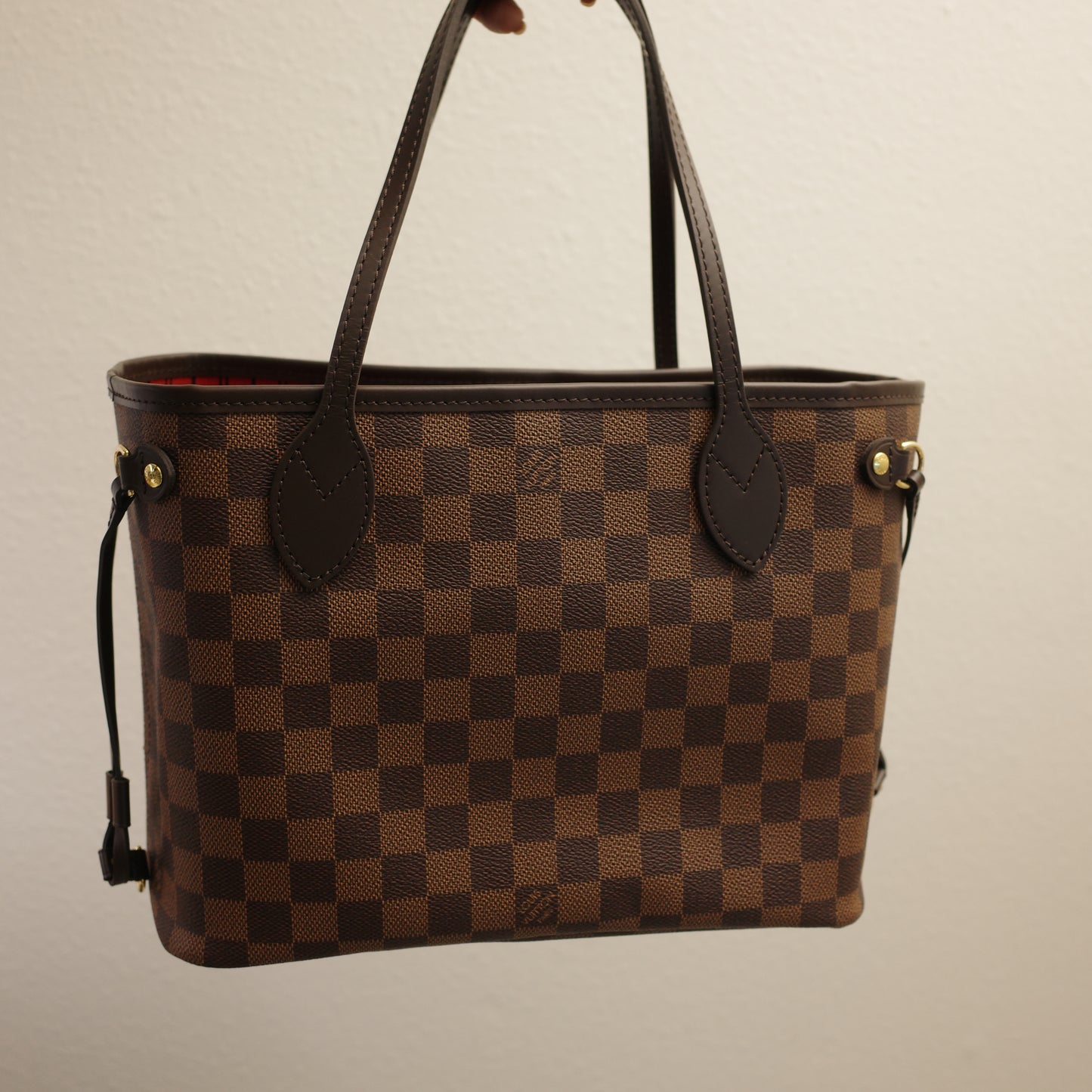 LOUIS VUITTON Damier Ebene Neverfull PM