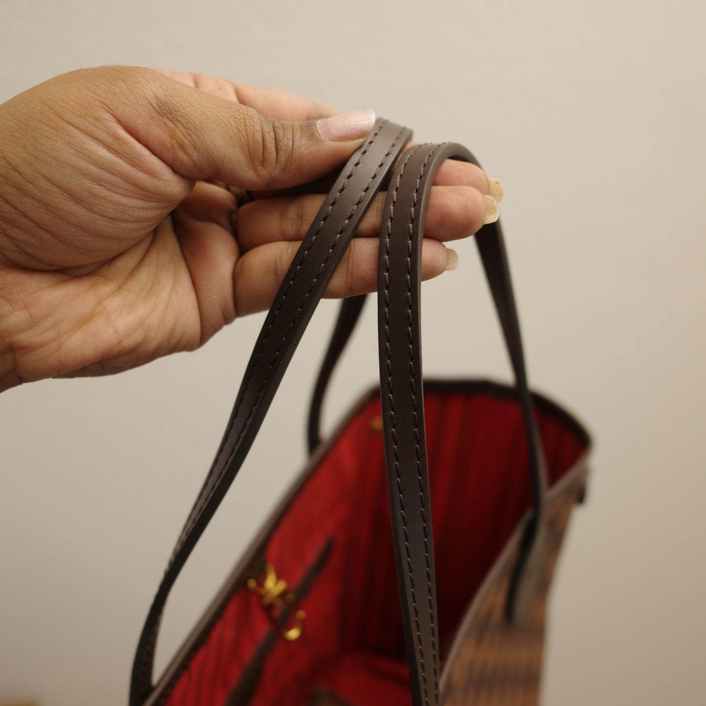 LOUIS VUITTON Damier Ebene Neverfull PM