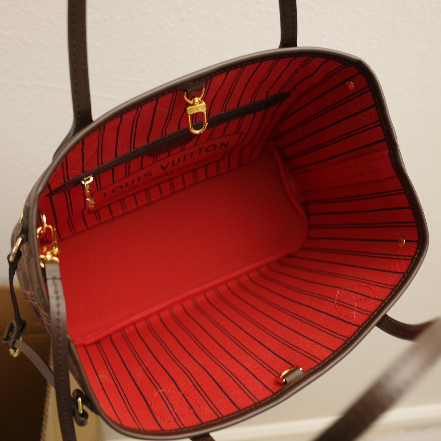 LOUIS VUITTON Damier Ebene Neverfull PM