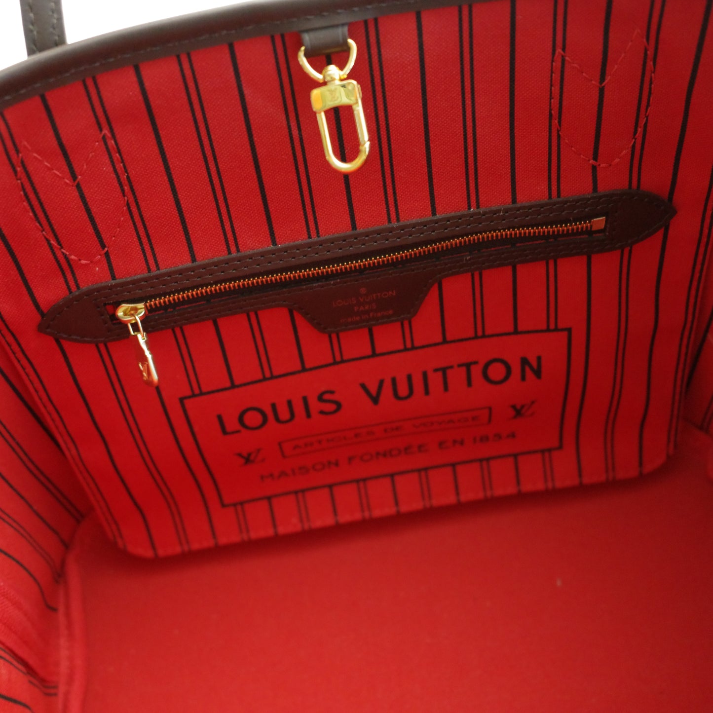 LOUIS VUITTON Damier Ebene Neverfull PM