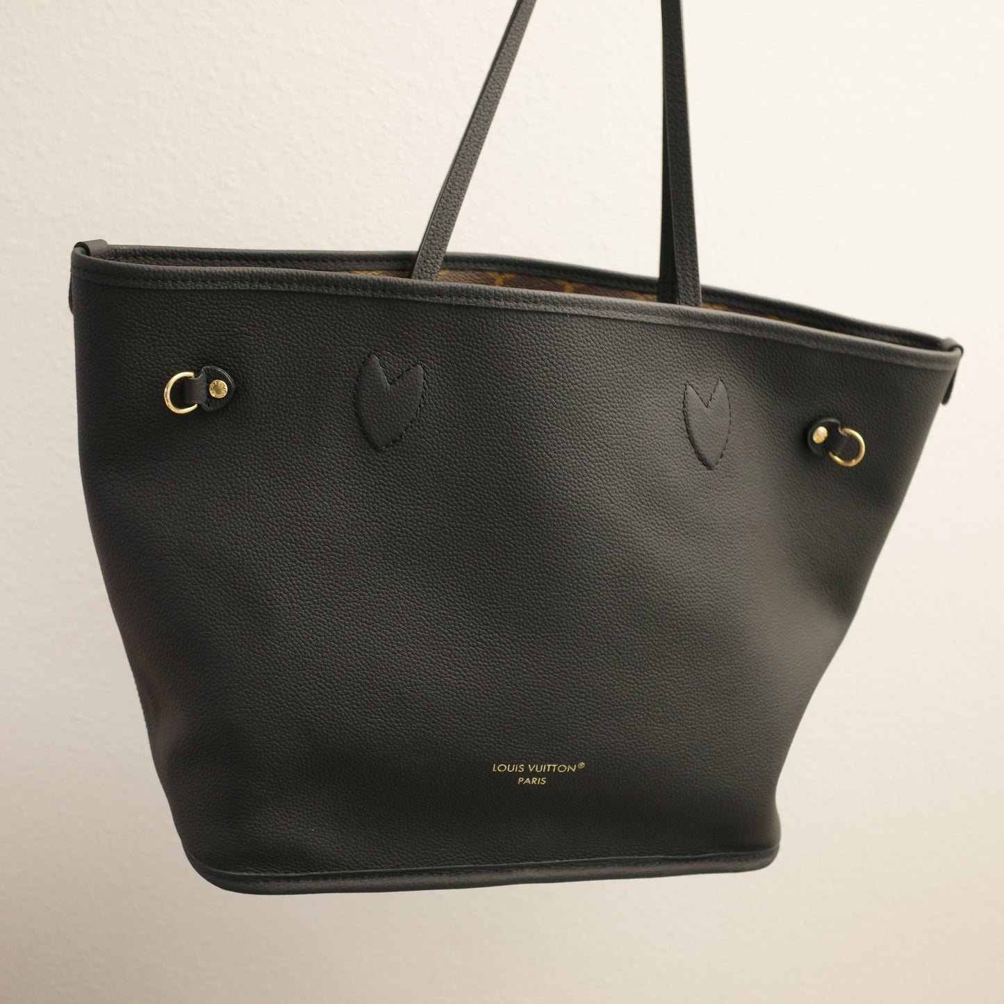 LOUIS VUITTON Inside Out Reversible Black Monogram Neverfull MM