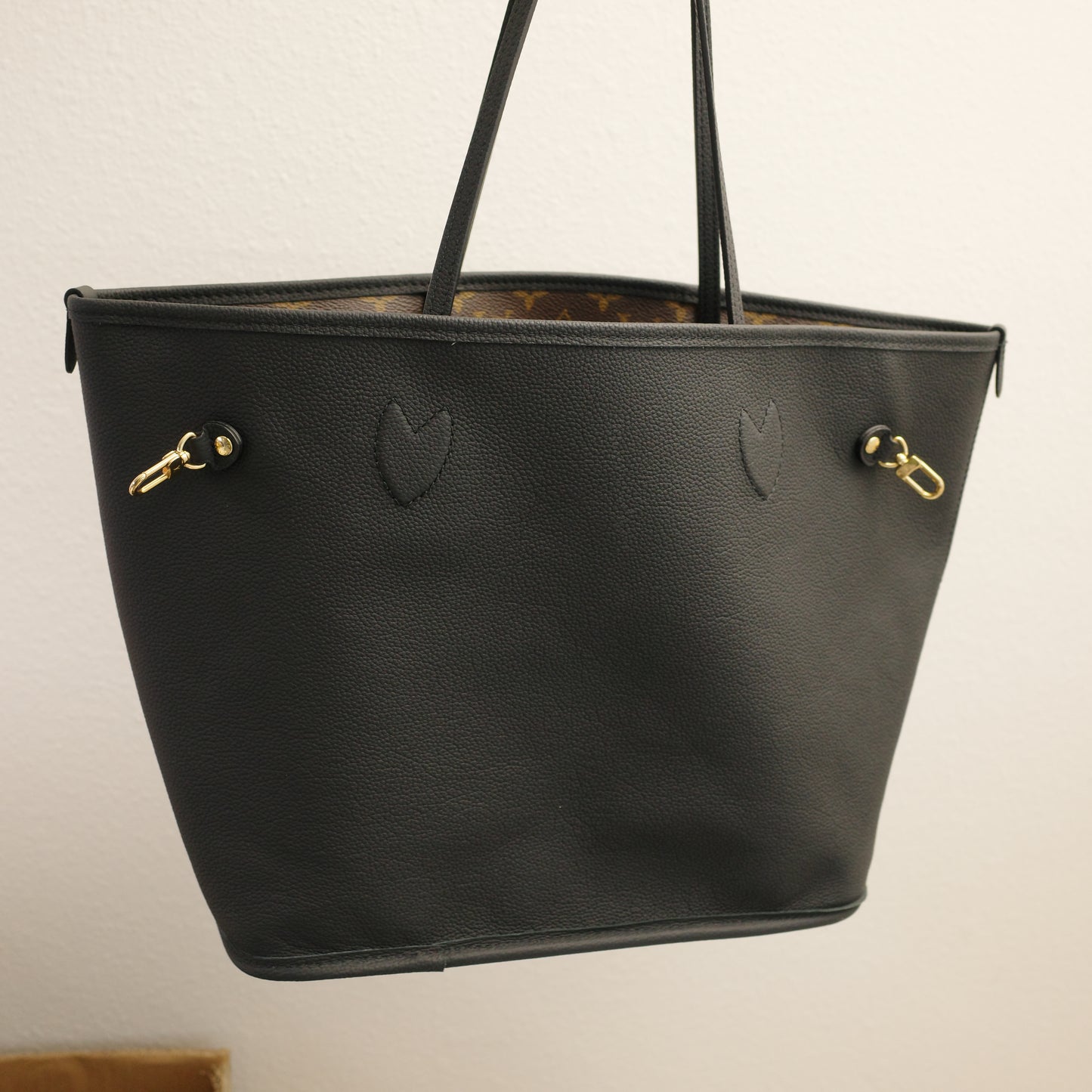 LOUIS VUITTON Inside Out Reversible Black Monogram Neverfull MM