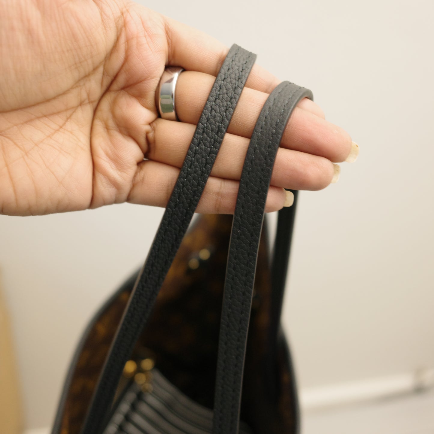 LOUIS VUITTON Inside Out Reversible Black Monogram Neverfull MM