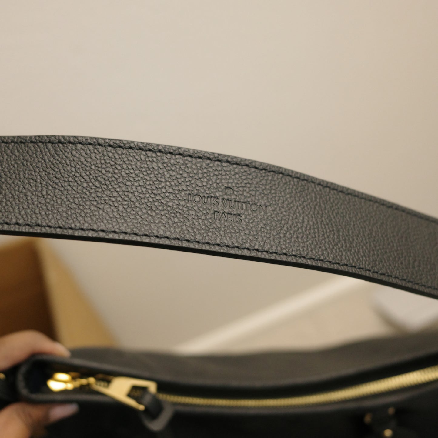 LOUIS VUITTON Black Empreinte Carryall MM NEW IN BOX